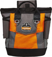 Ergodyne - General Purpose Holster with 1 Pocket - Ballistic Polyester, Orange, 11-1/2" Wide x 10" High x 6" Deep - Industrial Tool & Supply