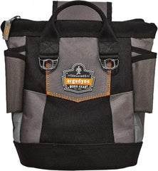 Ergodyne - General Purpose Holster with 10 Pockets - Ballistic Polyester, Gray, 11-1/2" Wide x 13" High x 6" Deep - Industrial Tool & Supply