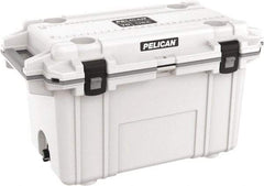 Pelican Products, Inc. - 70 Qt Cooler - Polypropylene, White/Gray - Industrial Tool & Supply