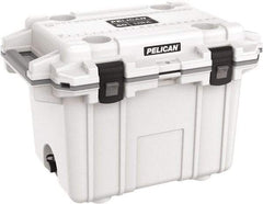 Pelican Products, Inc. - 50 Qt Cooler - Polypropylene, White/Gray - Industrial Tool & Supply