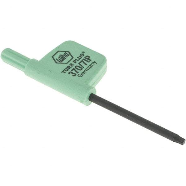 Wiha - IP7 Torx Plus Key - Flag-Style, 35mm Length Under Head, 2.6" OAL - Industrial Tool & Supply