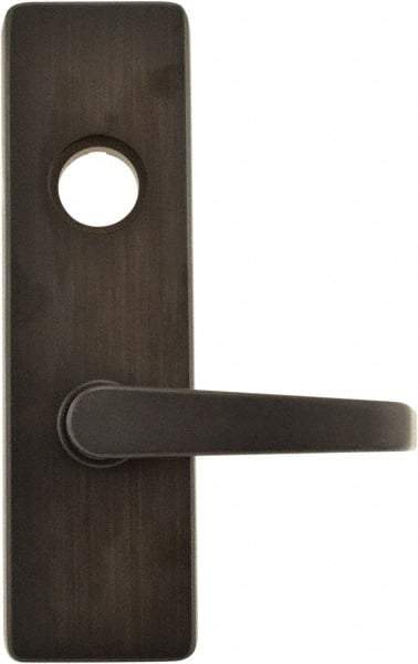 Stanley - Oil Rubbed Bronze Finish, Steel Lever Trim - Right Hand Reverse, For Exit Devices - Industrial Tool & Supply