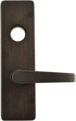 Stanley - Oil Rubbed Bronze Finish, Steel Lever Trim - Right Hand Reverse, For Exit Devices - Industrial Tool & Supply