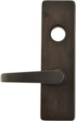 Stanley - Oil Rubbed Bronze Finish, Steel Lever Trim - Left Hand Reverse, For Exit Devices - Industrial Tool & Supply