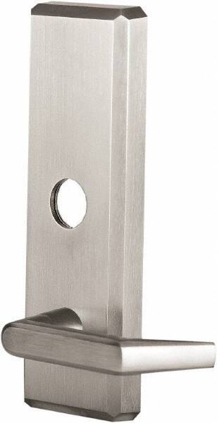 Stanley - Satin Chrome Finish, Steel Lever Trim - Nonhanded, For Exit Devices - Industrial Tool & Supply