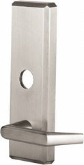 Stanley - Satin Chrome Finish, Steel Lever Trim - Nonhanded, For Exit Devices - Industrial Tool & Supply