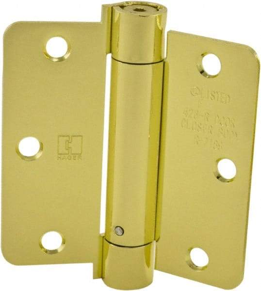 Hager - Specialty Hinges   Type: Self Closing Hinge    Length (Inch): 3-1/2 - Industrial Tool & Supply