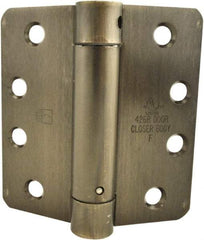 Hager - Specialty Hinges   Type: Self Closing Hinge    Length (Inch): 4 - Industrial Tool & Supply