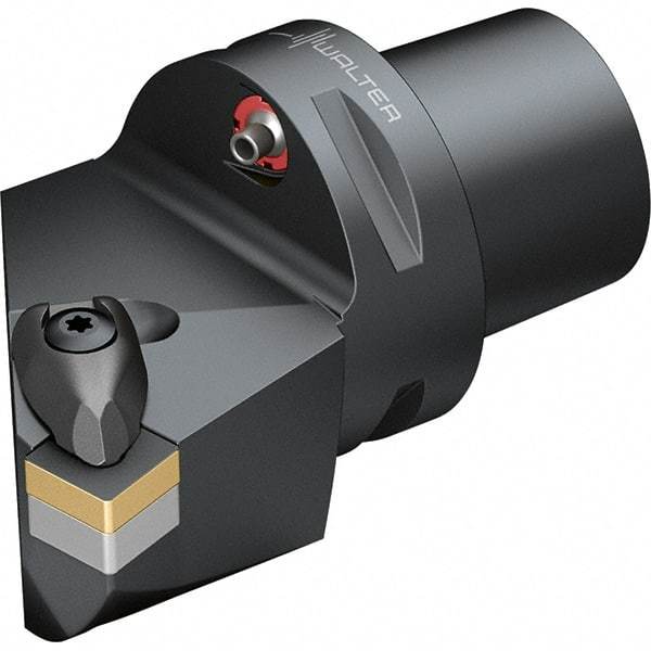 Walter - 0° Lead Angle, Indexable Turning Toolholder - 93.8mm OAL, Series DSKN-CAPTO-AUSSEN - Industrial Tool & Supply