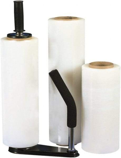 Made in USA - 18" x 2,000' 60 Gauge Clear Blown Hand Stretch Film - Industrial Tool & Supply