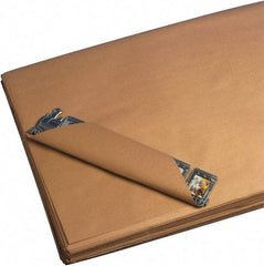 Made in USA - 48" Long x 40" Wide Sheets of Recycled Kraft Paper - 50 Lb Paper Weight, 225 Sheets - Industrial Tool & Supply