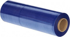 Made in USA - 18" x 1,500' 100 Gauge Blue UVI Hand Stretch Film - Industrial Tool & Supply