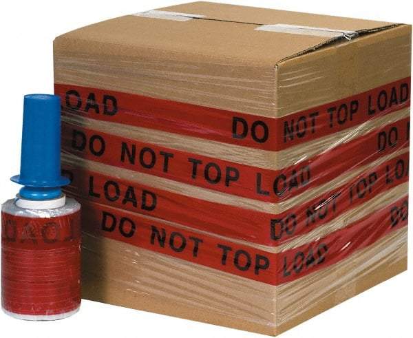 GoodWrappers - 5" x 500' 80 Gauge Red/Black Identi-Wrap - Industrial Tool & Supply