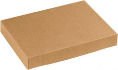 Made in USA - 8-1/2" Wide x 11-1/2" Long x 1-5/8" High Rectangle Chipboard Box - 1 Wall, Kraft (Color) - Industrial Tool & Supply