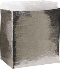 Made in USA - 24" Long x 18" Wide x 18" High x 3/16" Thick Box Liner - Silver, Case - Industrial Tool & Supply