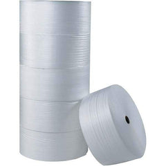 Made in USA - 750' Long x 72" Wide x 3/32" Thick, Foam Roll - White - Industrial Tool & Supply