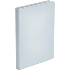 UNIVERSAL - 100 Sheet Capacity, 8-1/2 x 11", View Ring Binder - Polypropylene, White - Industrial Tool & Supply