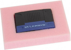 Made in USA - 24" Long x 24" Wide, Antistatic Pick & Pack Foam - Pink, Standard Grade - Industrial Tool & Supply