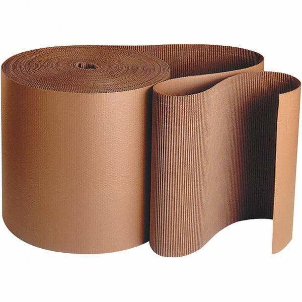 Made in USA - 250' Long x 4" Wide, Singleface Roll - Kraft - Industrial Tool & Supply