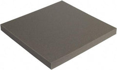 Made in USA - 24" Wide x 2" Thick, Foam Sheets - Charcoal - Industrial Tool & Supply