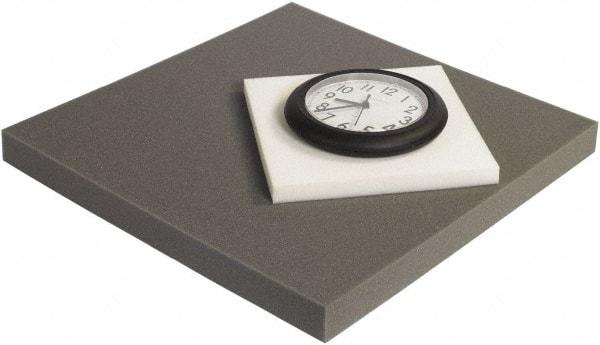Made in USA - 12" Wide x 1/2" Thick, Foam Sheets - White - Industrial Tool & Supply
