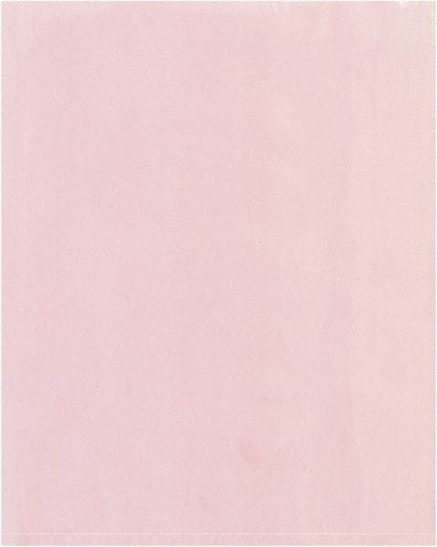 Value Collection - 24" Long x 18" Wide, 4 mil Thick, Open Top Antistatic Poly Bag - Pink, Heavy-Duty Grade - Industrial Tool & Supply