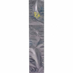 Made in USA - 16" Long x 7" Wide, 3.1 mil Thick, Open Top Static Shield Bag - Transparent, Metal-In, Standard Grade - Industrial Tool & Supply