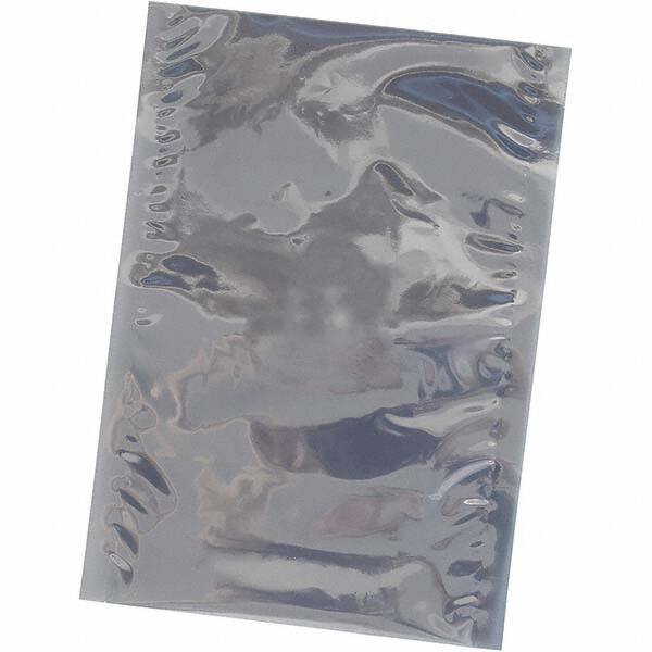 Made in USA - 10" Long x 8" Wide, 3 mil Thick, Open Top Open End Static Protection Bag - Transparent, Standard Grade - Industrial Tool & Supply