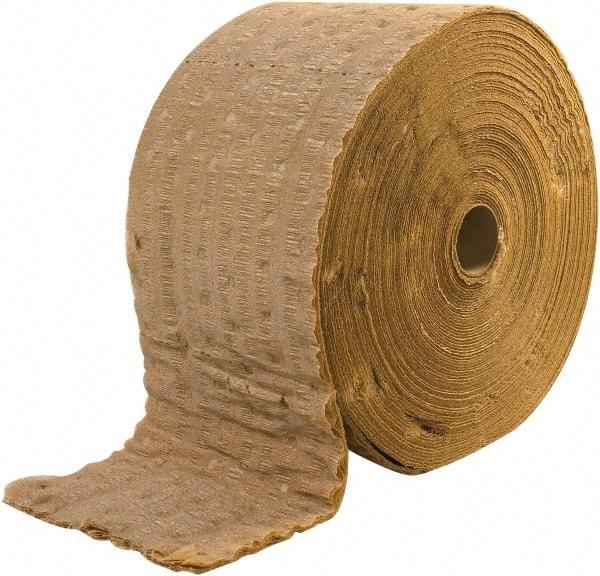 Made in USA - 270' Long x 48" Wide x 1/4" Thick, Cellulose Wadding - Kraft - Industrial Tool & Supply