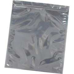 Made in USA - 8" Long x 5" Wide, 3 mil Thick, Self Seal Recloseable Zip Top Static Protection Bag - Transparent, Standard Grade - Industrial Tool & Supply