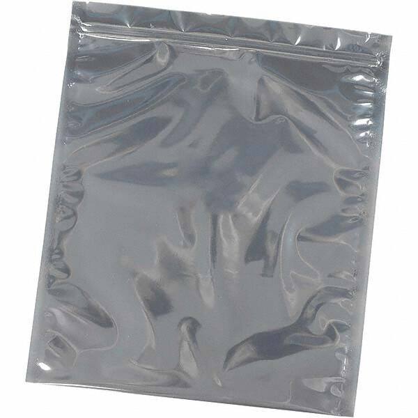 Made in USA - 12" Long x 10" Wide, 3 mil Thick, Self Seal Recloseable Zip Top Static Protection Bag - Transparent, Standard Grade - Industrial Tool & Supply