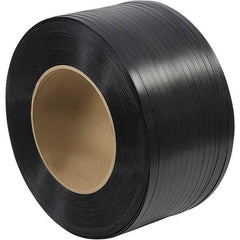 Made in USA - 7,200' Long x 1/2" Wide, Coil Case Polypropylene Strapping - 600 Lb Capacity, 0.031" Thick - Industrial Tool & Supply