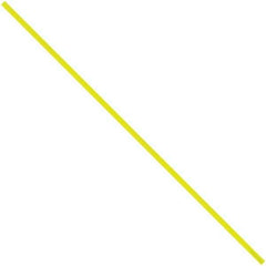 Made in USA - 4" Long, Bag Tie - Yellow - Industrial Tool & Supply