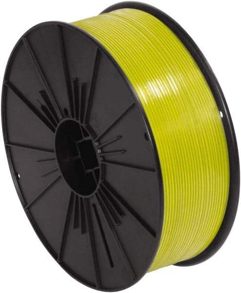 Made in USA - 7,000" Long, Bag Tie - Yellow - Industrial Tool & Supply