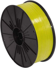 Made in USA - 7,000" Long, Bag Tie - Yellow - Industrial Tool & Supply