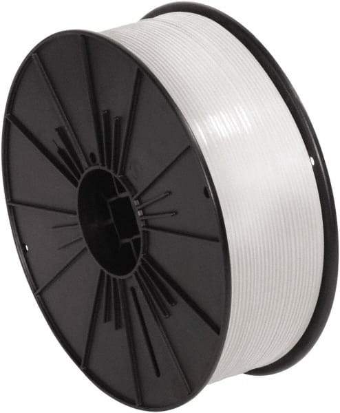 Made in USA - 7,000" Long, Bag Tie - White - Industrial Tool & Supply