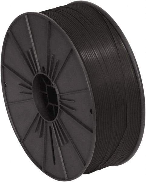 Made in USA - 7,000" Long, Bag Tie - Black - Industrial Tool & Supply