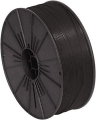 Made in USA - 7,000" Long, Bag Tie - Black - Industrial Tool & Supply