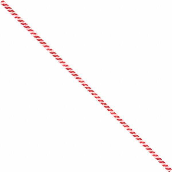 Made in USA - 9" Long, Bag Tie - Red/White - Industrial Tool & Supply