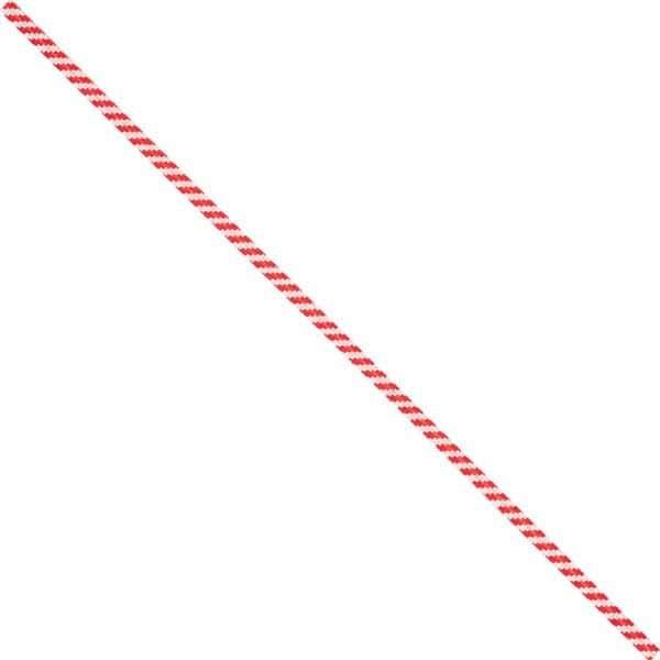 Made in USA - 8" Long, Bag Tie - Red/White - Industrial Tool & Supply