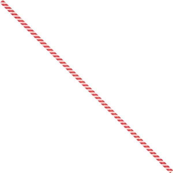 Made in USA - 5" Long, Bag Tie - Red/White - Industrial Tool & Supply