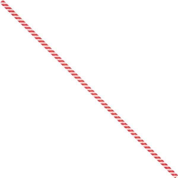 Made in USA - 4" Long, Bag Tie - Red/White - Industrial Tool & Supply