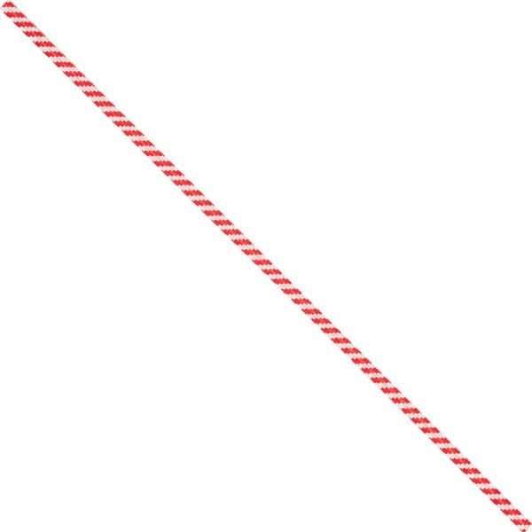 Made in USA - 10" Long, Bag Tie - Red/White - Industrial Tool & Supply