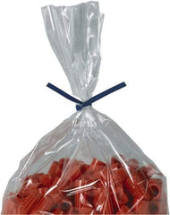 Made in USA - 5" Long, Bag Tie - Blue - Industrial Tool & Supply