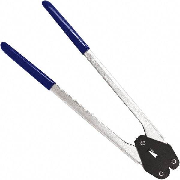 Made in USA - 1/2" Wide, Sealer - Seal Function, Use with Poly Strapping - Industrial Tool & Supply