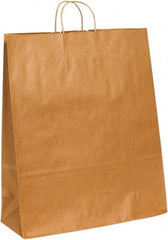 Made in USA - Kraft Grocery Bag - 16 x 6 x 19-1/4, Kraft - Industrial Tool & Supply