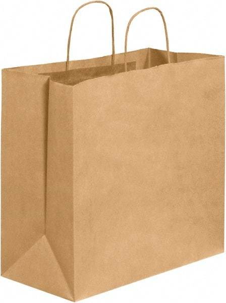 Made in USA - Kraft Grocery Bag - 13 x 7 x 13, Kraft - Industrial Tool & Supply