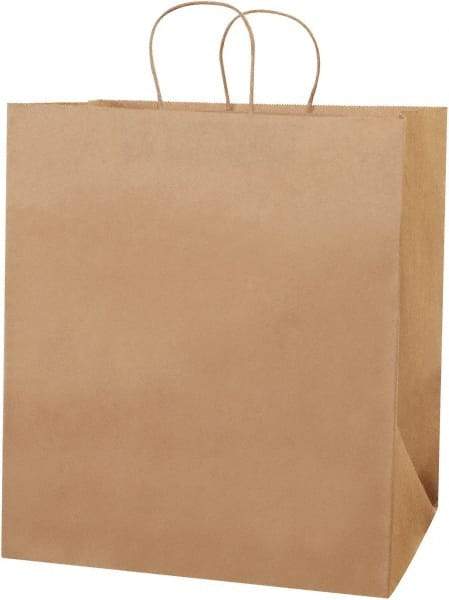Made in USA - Kraft Grocery Bag - 14 x 10 x 15-1/2, Kraft - Industrial Tool & Supply
