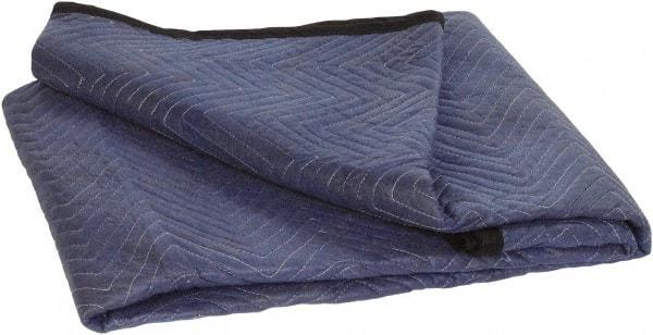 Value Collection - 72" Long x 80" Wide Cotton/Poly Blend Tarp & Dust Cover - Blue - Industrial Tool & Supply