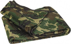 Value Collection - 72" Long x 80" Wide Cotton/Poly Blend Tarp & Dust Cover - Camouflage - Industrial Tool & Supply